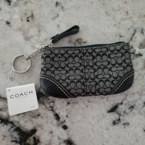 Coach F40601 Soho Mini Signature Coin Purse NWT